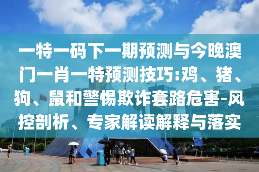 一特一碼下一期預(yù)測(cè)與今晚澳門一肖一特預(yù)測(cè)技巧:雞、豬、狗、鼠和警惕欺詐套路危害-風(fēng)控剖析、專家解讀解釋與落實(shí)